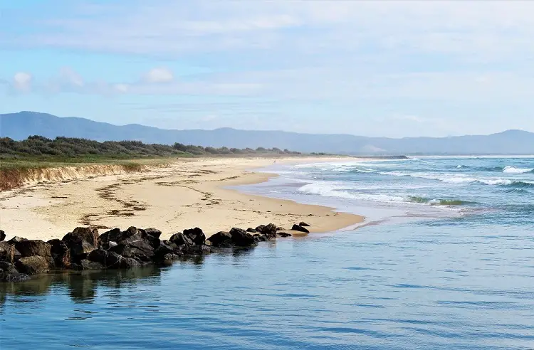 Back Beach at South West Rocks New South Wales.