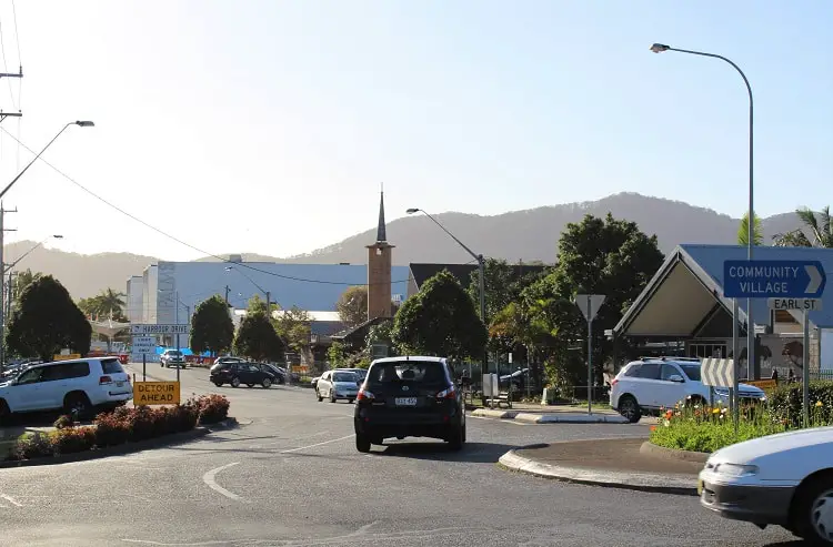 Coffs Harbour city centre.