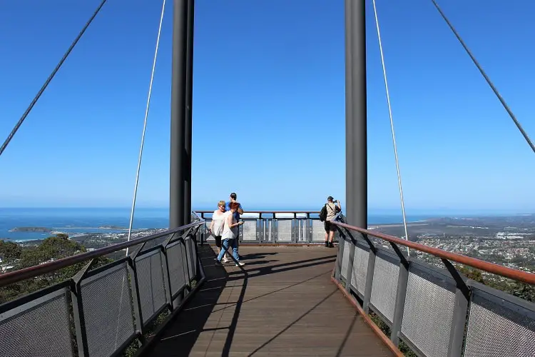 Forest Sky Pier at Sealy Lookout, Coffs Harbour NSW.