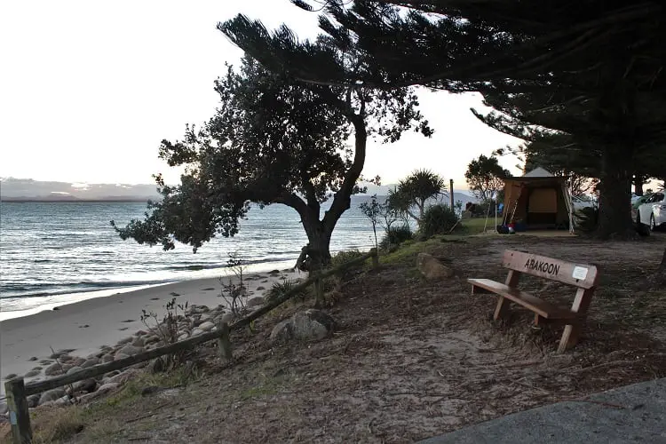 Trial Bay Gaol camping ground, Arakoon National Park.