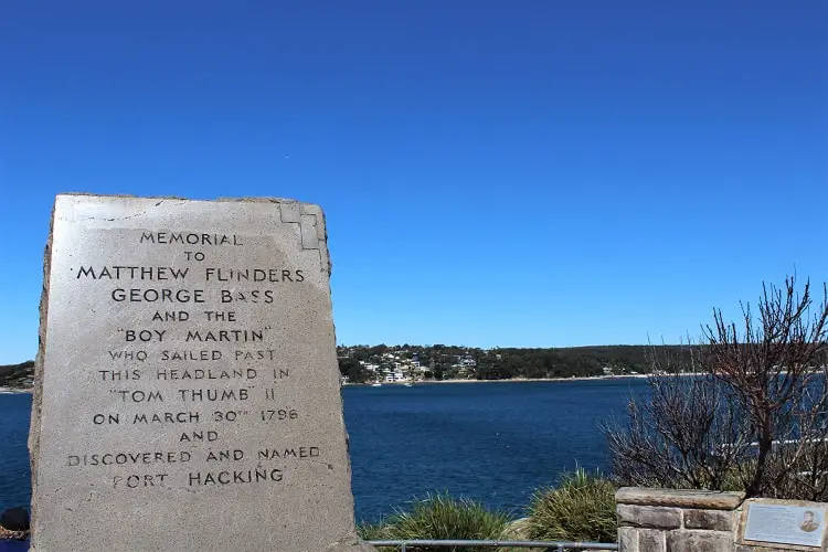 Bass and Flinders Point memorial in Cronulla.