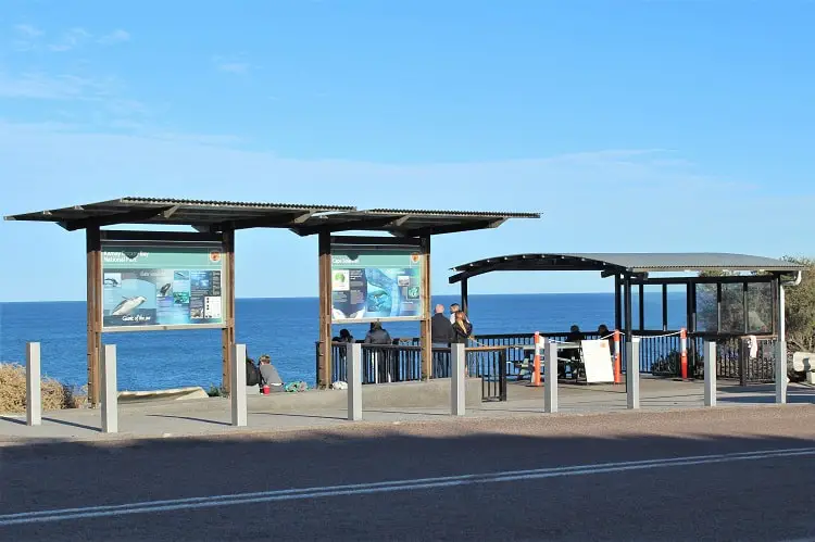 Cape Solander viewing platform during whale-watching season.