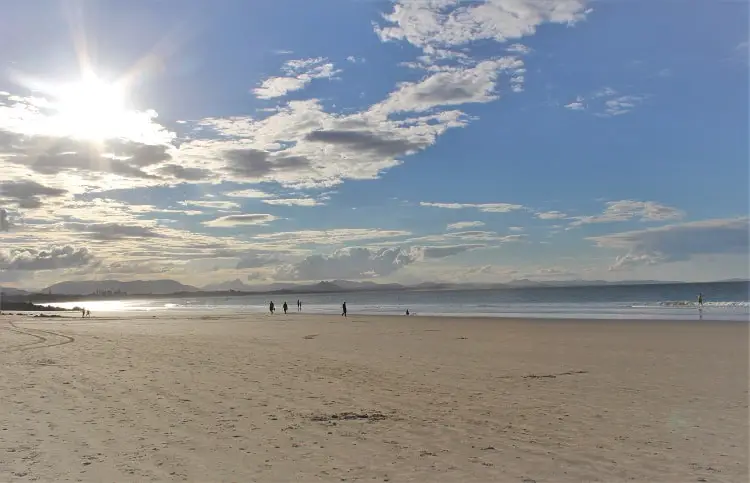 Huge and beautiful Main Beach in Byron Bay.