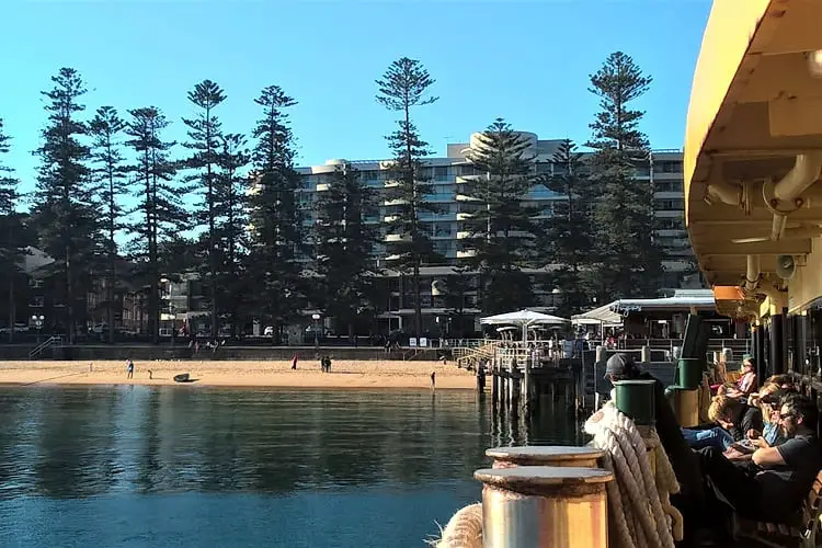 Manly ferry wharf.