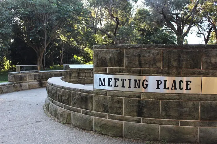 Meeting Place on the Burrawang Walk near Kurnell Visitor Centre.