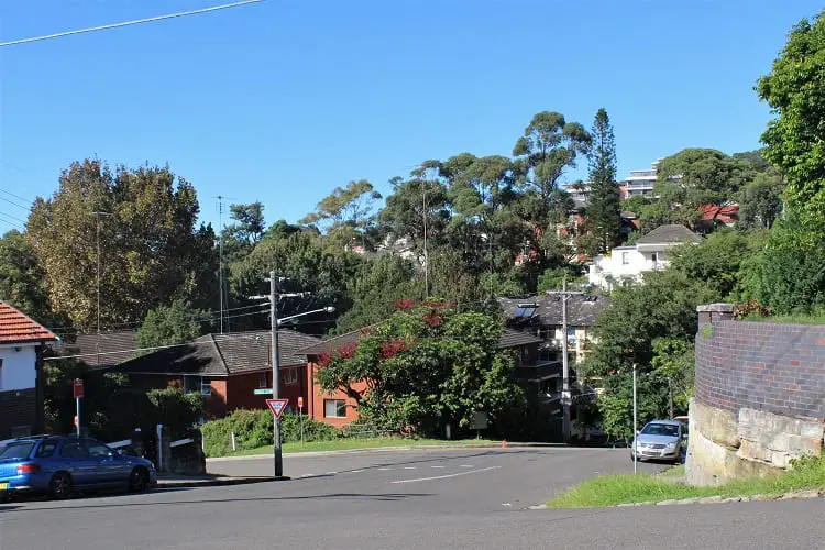 A typical street in Randwick in Sydney's Eastern Suburbs.