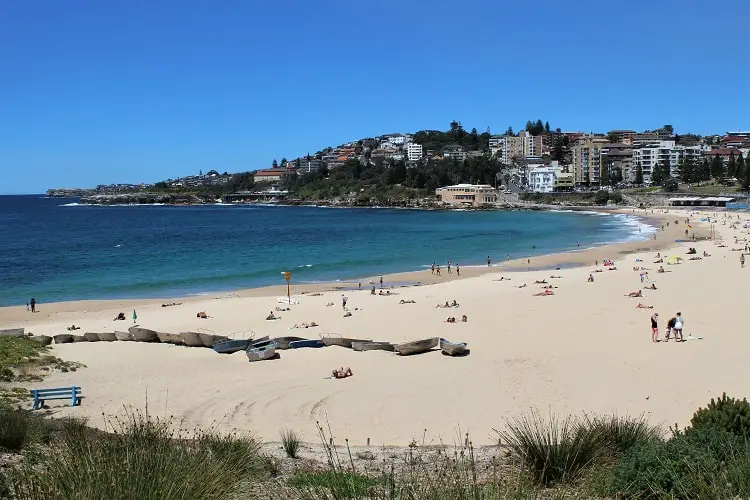 Coogee Beach in Sydney, the start of the Coogee to Bondi coastal walk.