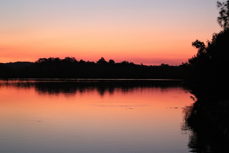 Amazing sunset at Lions Park in Macksville, Noth Coast NSW Australia.