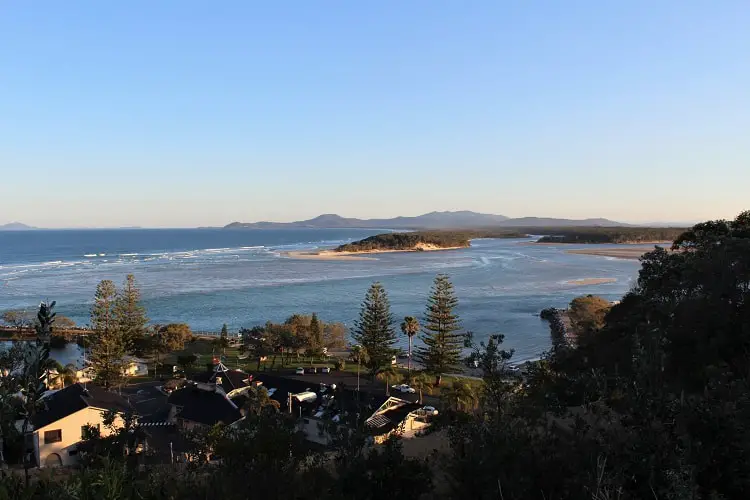 Lookout in Nambucca Heads, North Coast NSW, Australia.