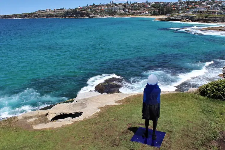 Sculpture on the Bondi to Bronte walk Sydney.