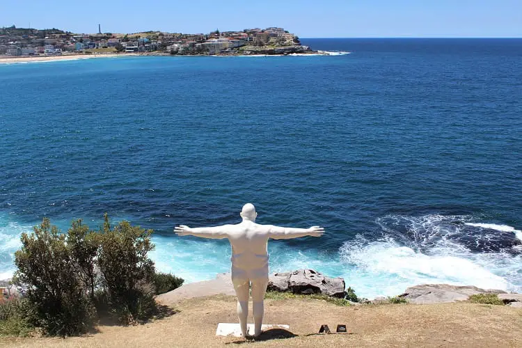 Sculptures by the Sea at Bondi Beach, Sydney.