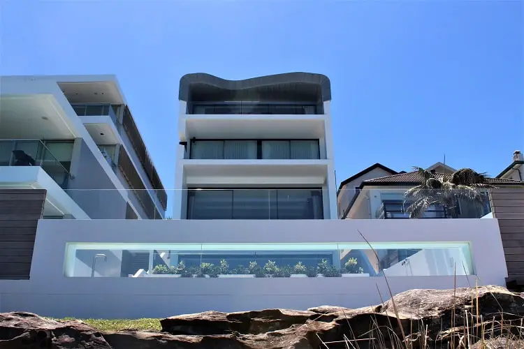 Sydney beach house mansion on the Bondi to Coogee walk.