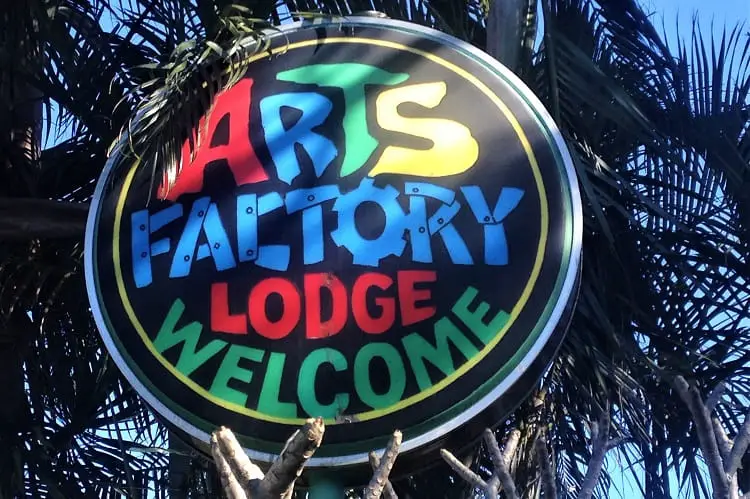 Stay at Byron Bay's famous Arts Factory Lodge, a backpacker resort with tee-pees, lakeside cabins, camping and dorms in NSW Australia.