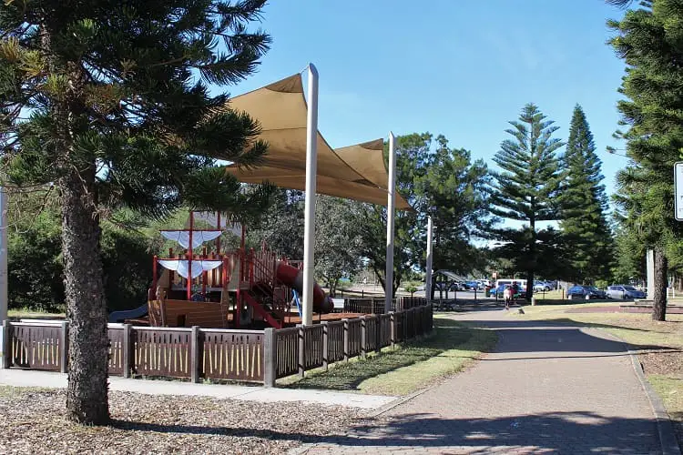 Children's playground in Cook Park, Monterey, Sydney.