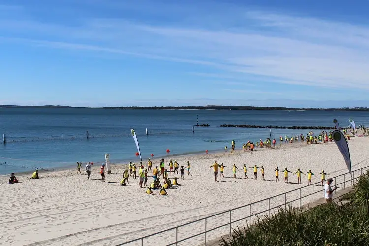 Ramsgate RSL training at Monterey Baths in Sydney.