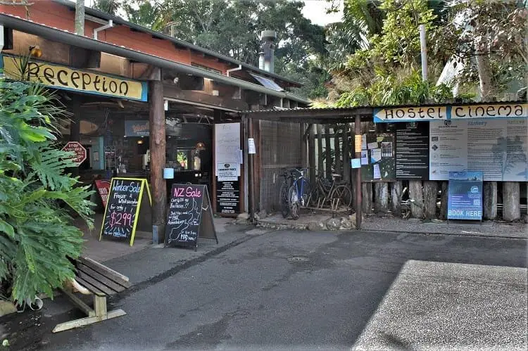 Reception at the Arts Factory Lodge in Byron Bay, where The Inbetweeners 2 was filmed.