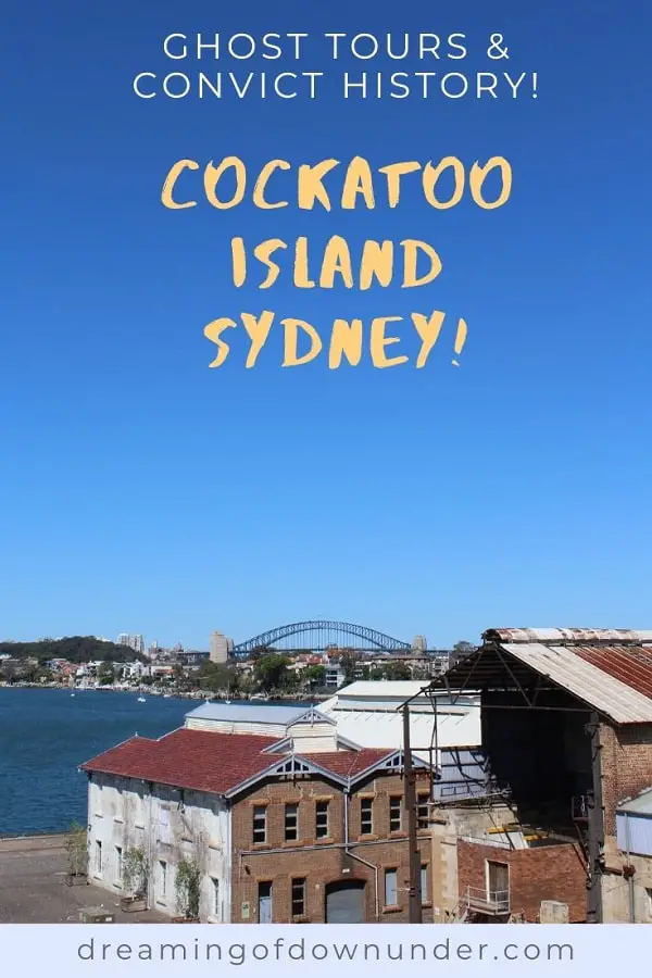 Plan a trip to Cockatoo Island, Sydney! Explore abandoned prisons in the convict precinct, industrial buildings from the island's days as a shipyard or go camping!