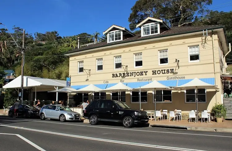 Barrenjoey House, a historical hotel and restaurant in Sydney.