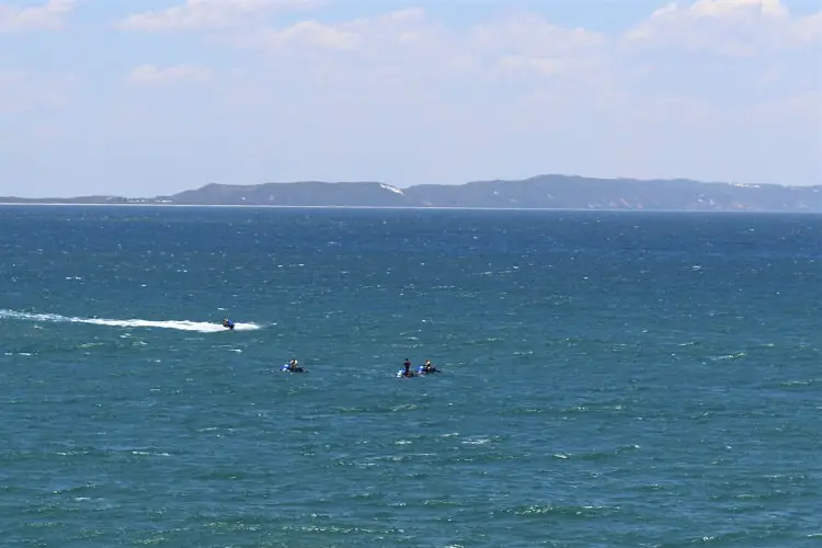 Looking across to Cooloola sandmass from Noosa Heads coastal walk.