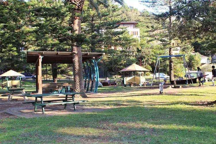 Facilities at Governor Phillip Park, Sydney.