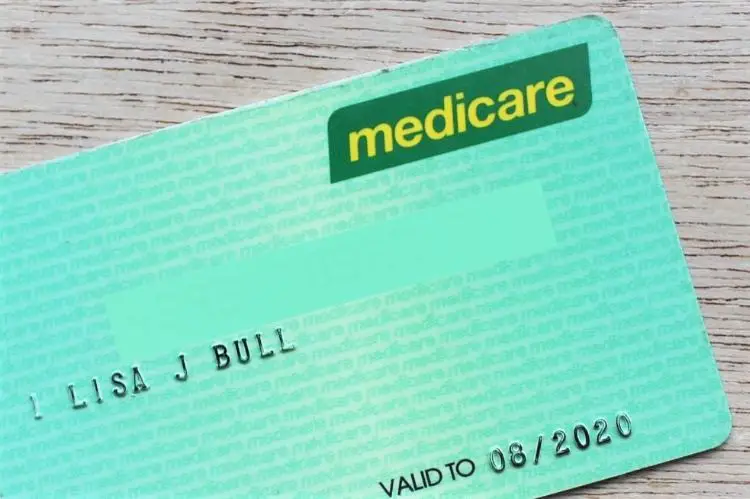 Medicare card in Australia.