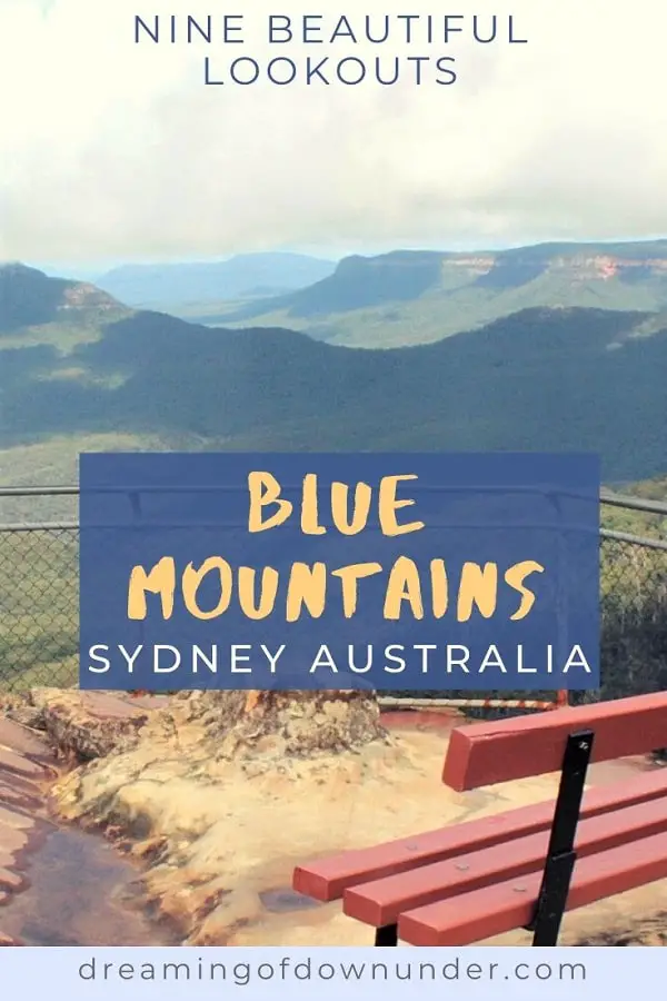 Amazing Blue Mountains lookouts in Sydney, Australia.
