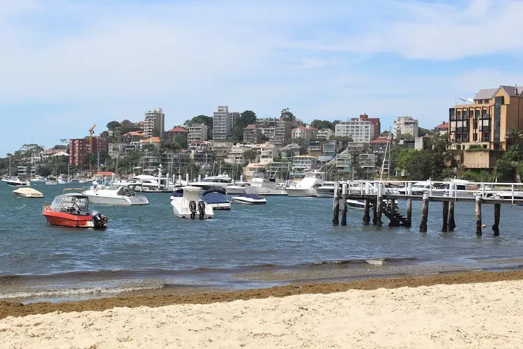 Double Bay Beach in Sydney's Eastern Suburbs.