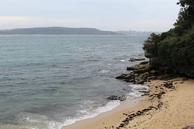 Lady Bay Beach in Sydney - a designated nudist beach.
