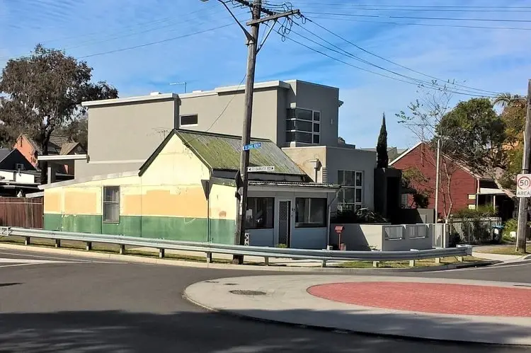 A dilapidated fibro cottage in Sydney. One of the post war Australian house styles.