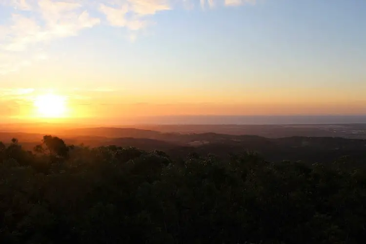 Sunset at Mount Lofty.