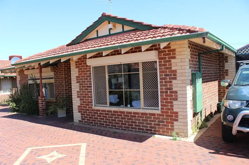 A detached house in Perth, Australia. Perth has some of the cheapest property in Australia.