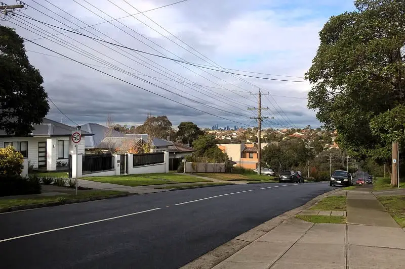 A suburban street in Pascoe Vale, Melbourne