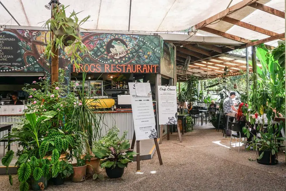 Leafy Frogs Restaurant in Kuranda, Queensland.