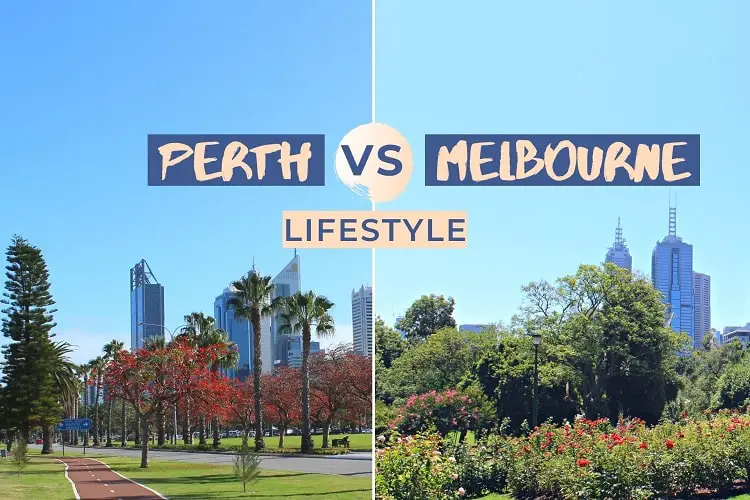Perth vs Melbourne living comparison blog post.